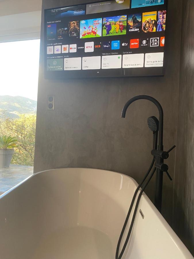 Villa Ghjuvan - Sea, Mountain & Spa Peri Bagian luar foto